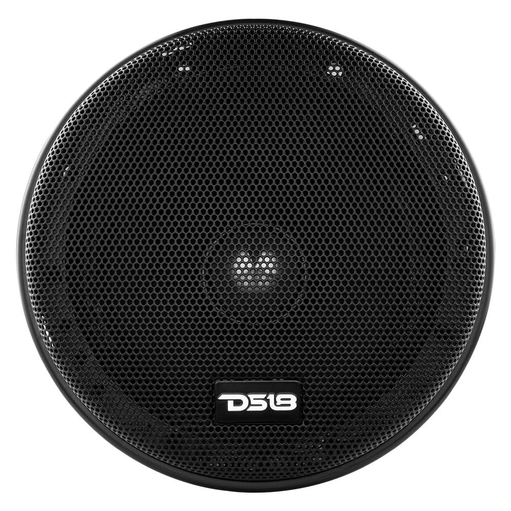DS18 DS18 PRO-FR6NEO Loudspeaker- 6.5", Full-Range, Silver Aluminum Bullet, 450W Max, 225W RMS, 4 Ohms, Neodymium Magnet - The Most Elegant Neodymium Full Range Loudspeakers Available (Renewed)