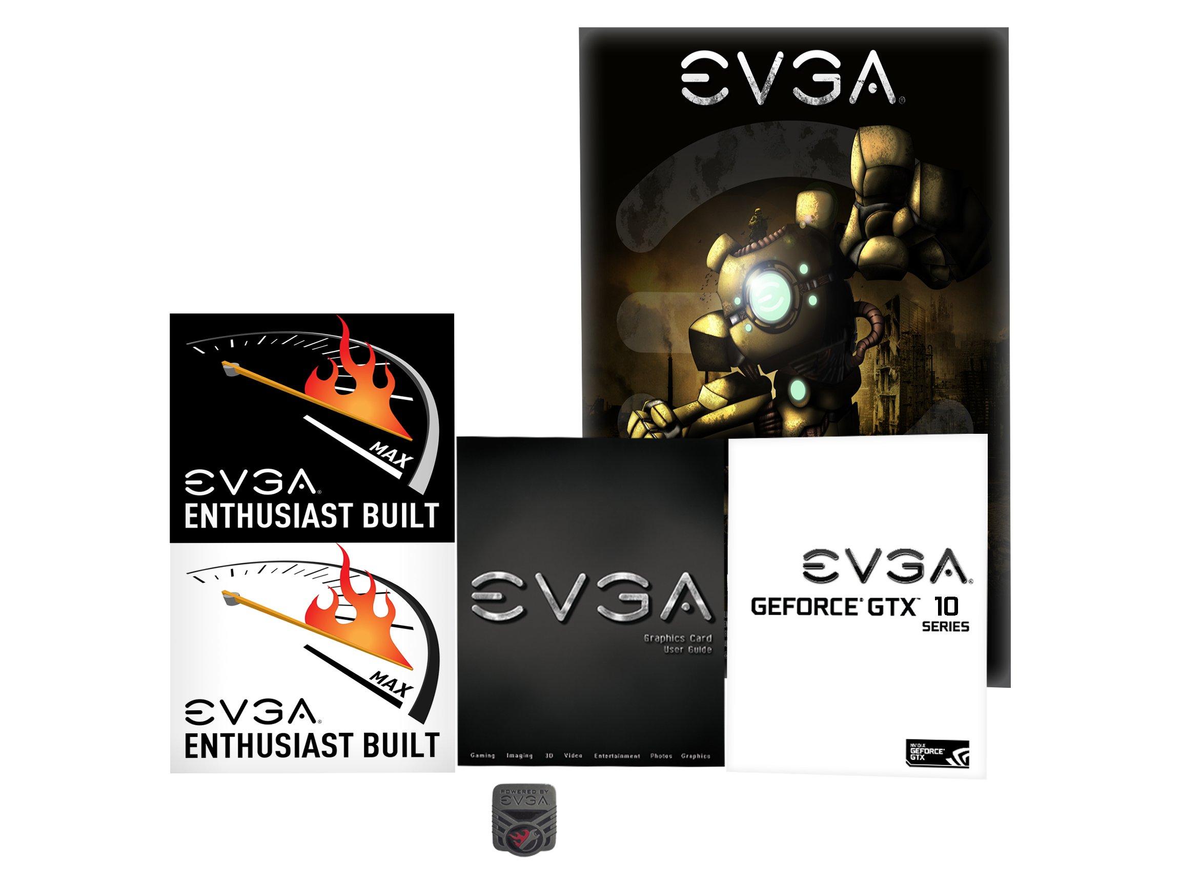 EVGA EVGA GeForce GTX 1080 SC2 Gaming, 8GB GDDR5X, iCX Technology - 9 Thermal Sensors & RGB LED G/P/M, Asynch Fan, Optimized Airflow Design Graphics Card 08G-P4-6583-KR