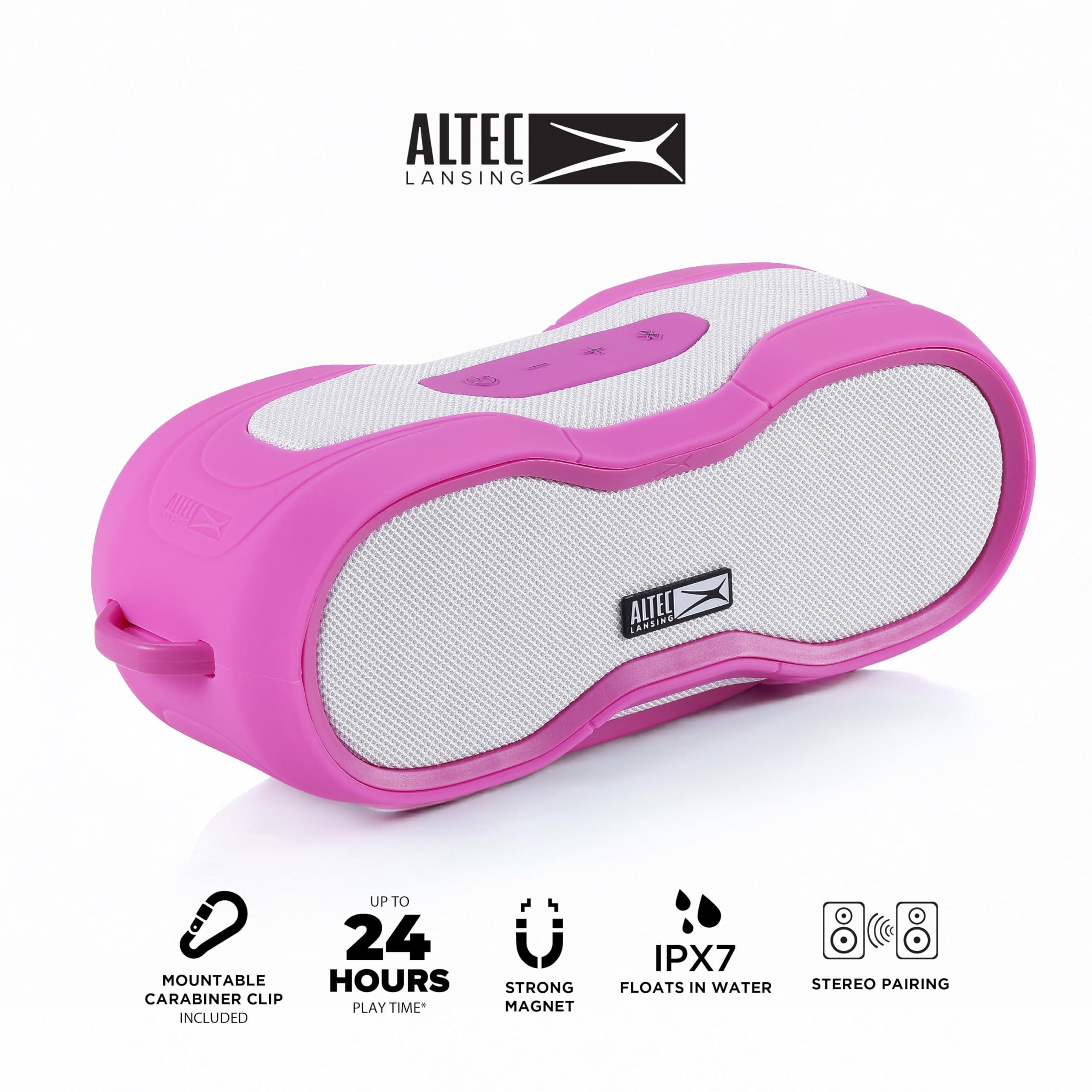 Altec Lansing Altec Lansing BoomJacket XL Wireless Bluetooth Speaker, Magnetic Waterproof Speaker, IPX7 Outdoor Speaker with 24H Playtime, Portable Speaker with Carabiner, Mountable, Quick Charge