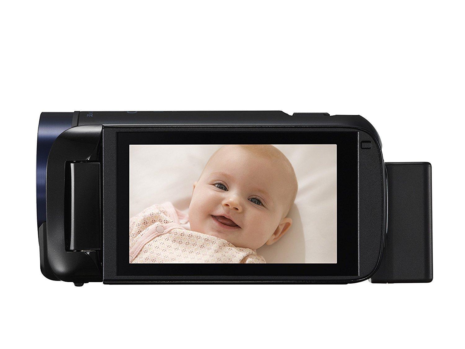 Canon Canon VIXIA HF R600 Full HD Camcorder with 3 inch Touchscreen and 57x Advanced Zoom - Black (Renewed)