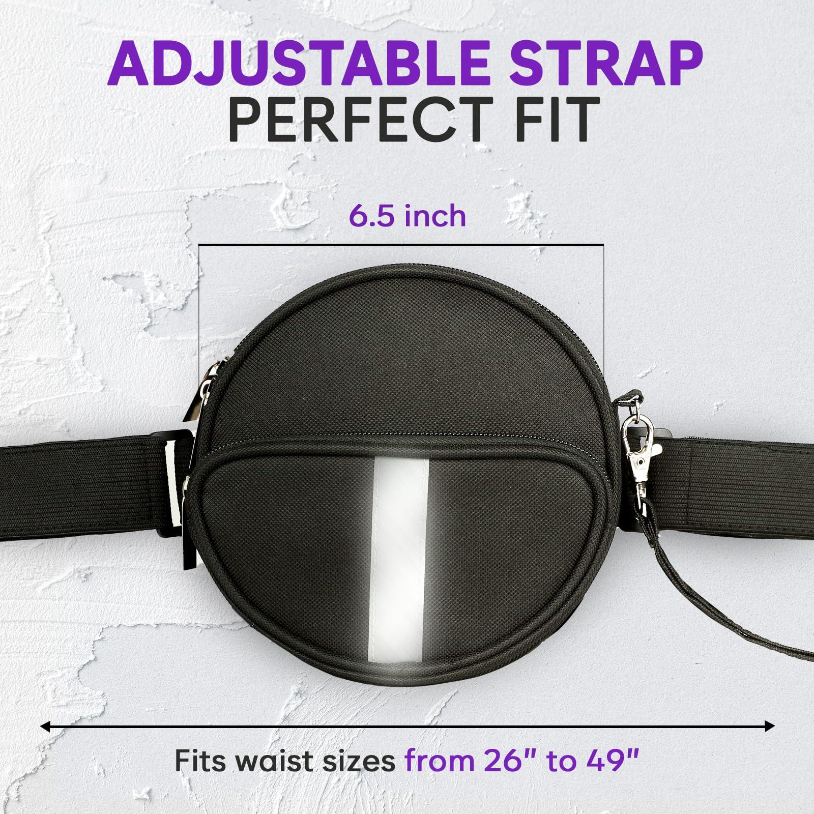 KLIM KLIM Portable CD Player Case, Waterproof Portable CD Player Carrying Case, Adjustable Strap, CD Player Suitcase with 3 Compartments