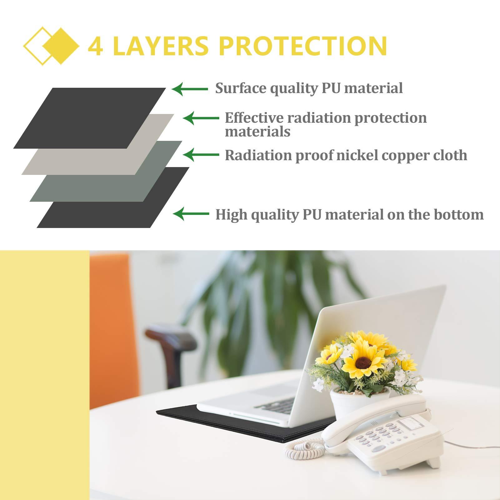 NIULAFR Laptop Protection Shield, Anti Radiation & Heat Shielding Laptop,to Protect The Body from The Impact of EMF, Fits Laptops, Notebooks, Table