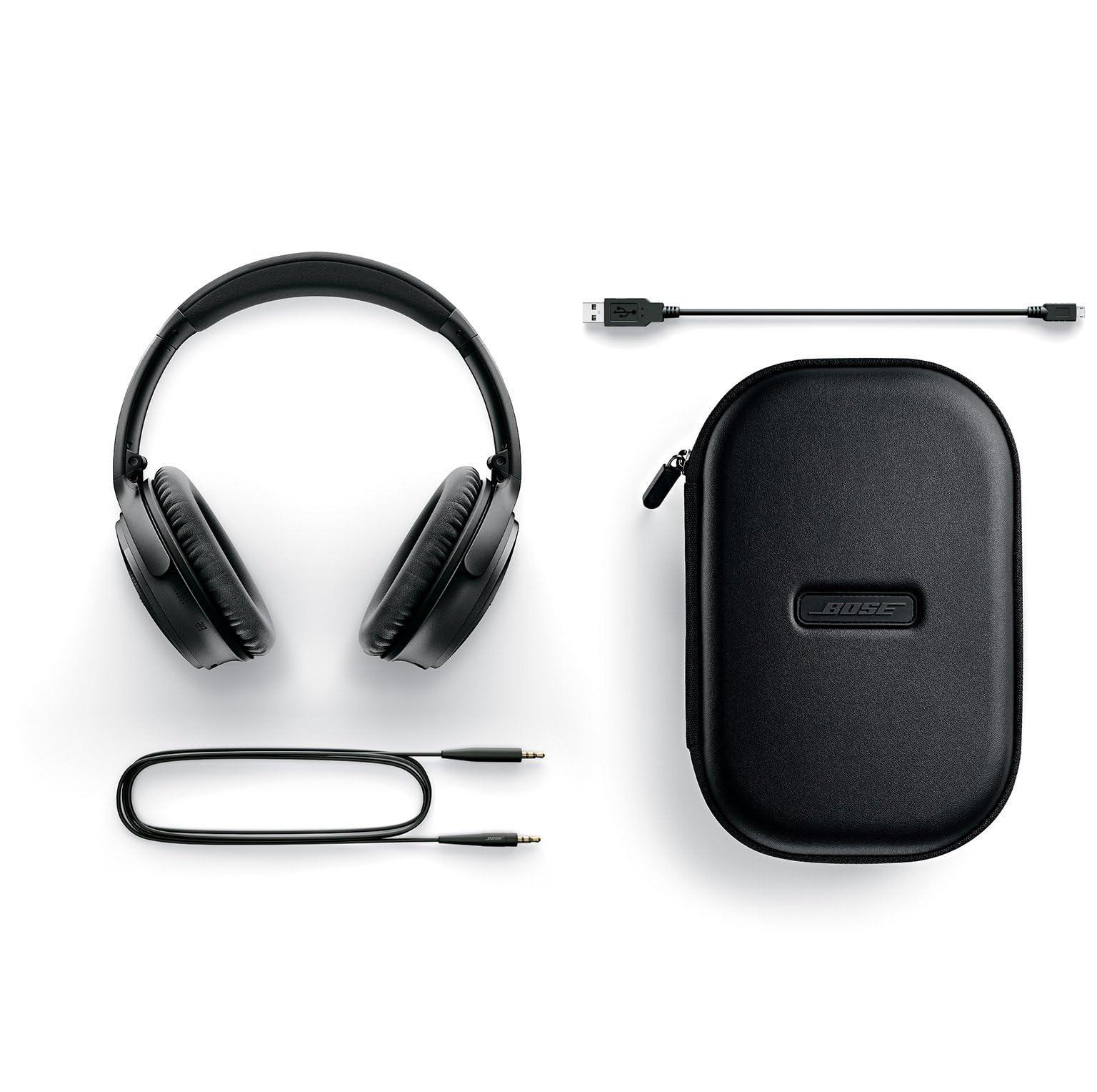 Bose Bose QuietComfort 35 (Series II) Wireless Headphones, Noise Cancelling - Black (Renewed)