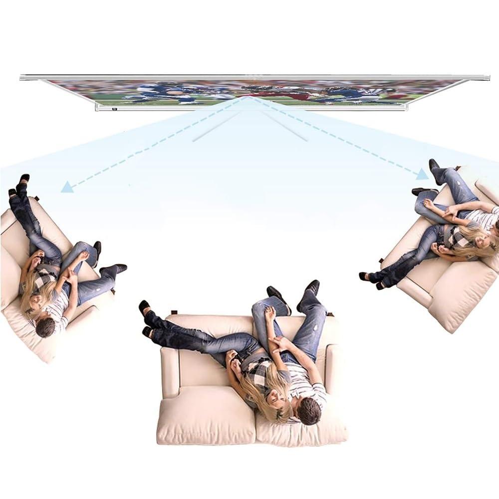 ZYXQQJ ZYXQQJ 30\" 40\" 50\" 60\" 70\" Projector Screen HD Home Theater Projector Movie Screen Manual Pull Down Projection Screen, Public Display Screen(4:3,40inch)