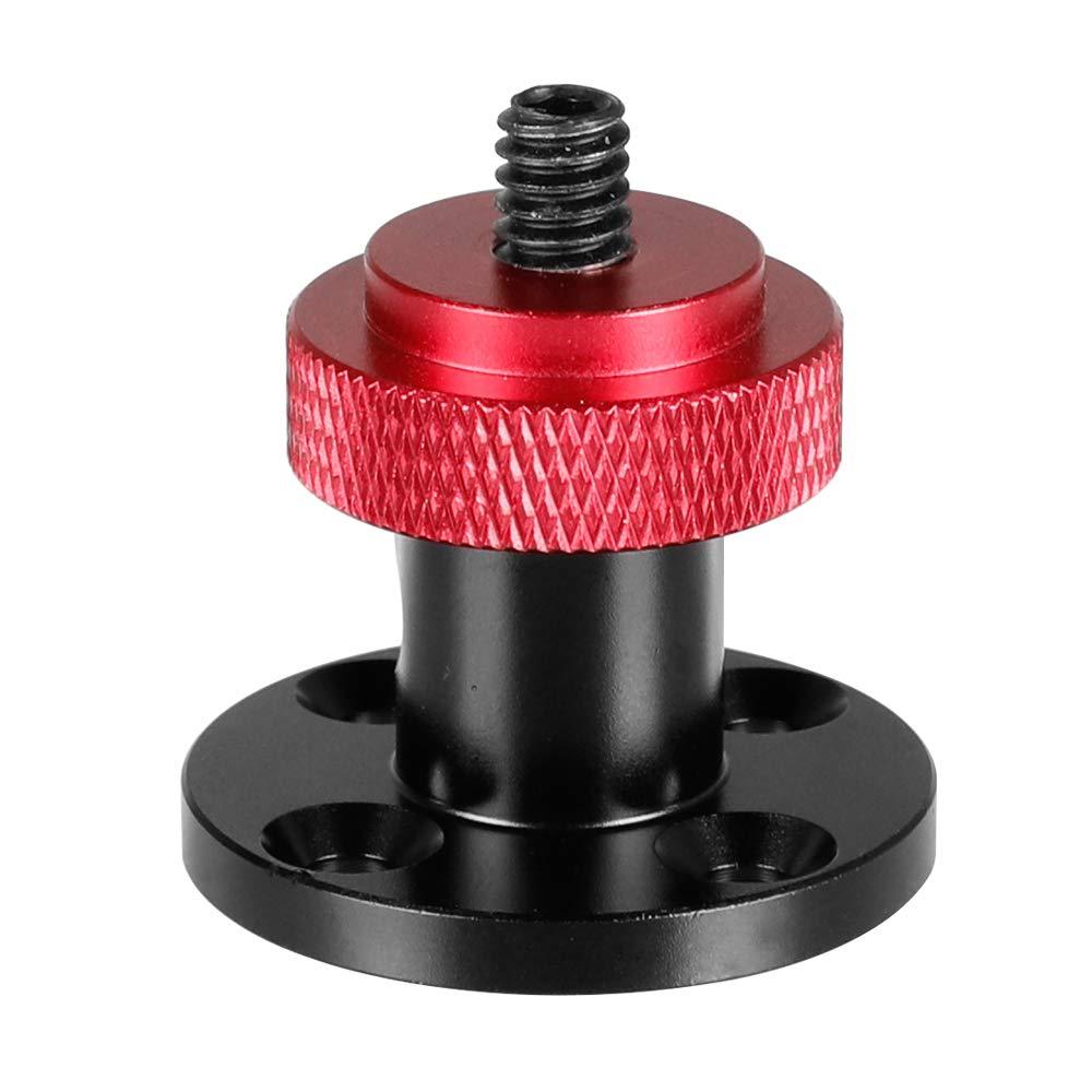 CAMVATE CAMVATE 1/4"-20 Male Thread Screw Mount + 1/4"-20 Thread Screw Connector + 1/4"-20 Ball Head with Bottom Pedestal Mount