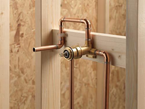 DELTA FAUCET Delta Faucet Wall-Mount Rough-In Valve for Delta Single-Handle Wall-Mount Bathroom Faucets R3510-WL