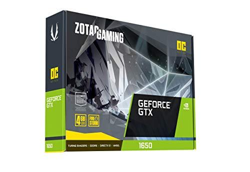 ZOTAC ZOTAC GAMING GeForce GTX 1650 OC 4GB GDDR6 128-bit Gaming Graphics Card, Super Compact, ZT-T16520F-10L