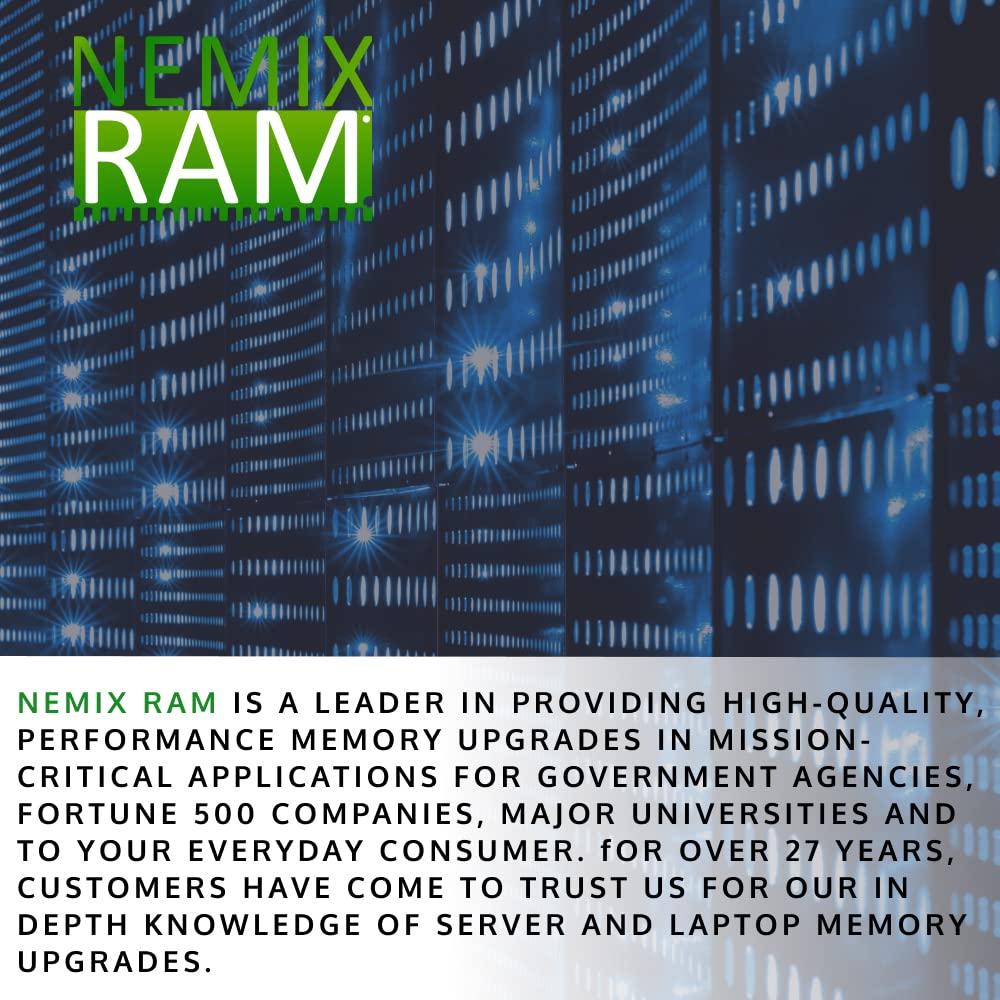 NEMIX RAM NEMIX RAM 8GB (2X4GB) DDR2 667MHZ PC2-5300 2Rx8 1.8V Non-ECC SODIMM Laptop PC Memory KIT