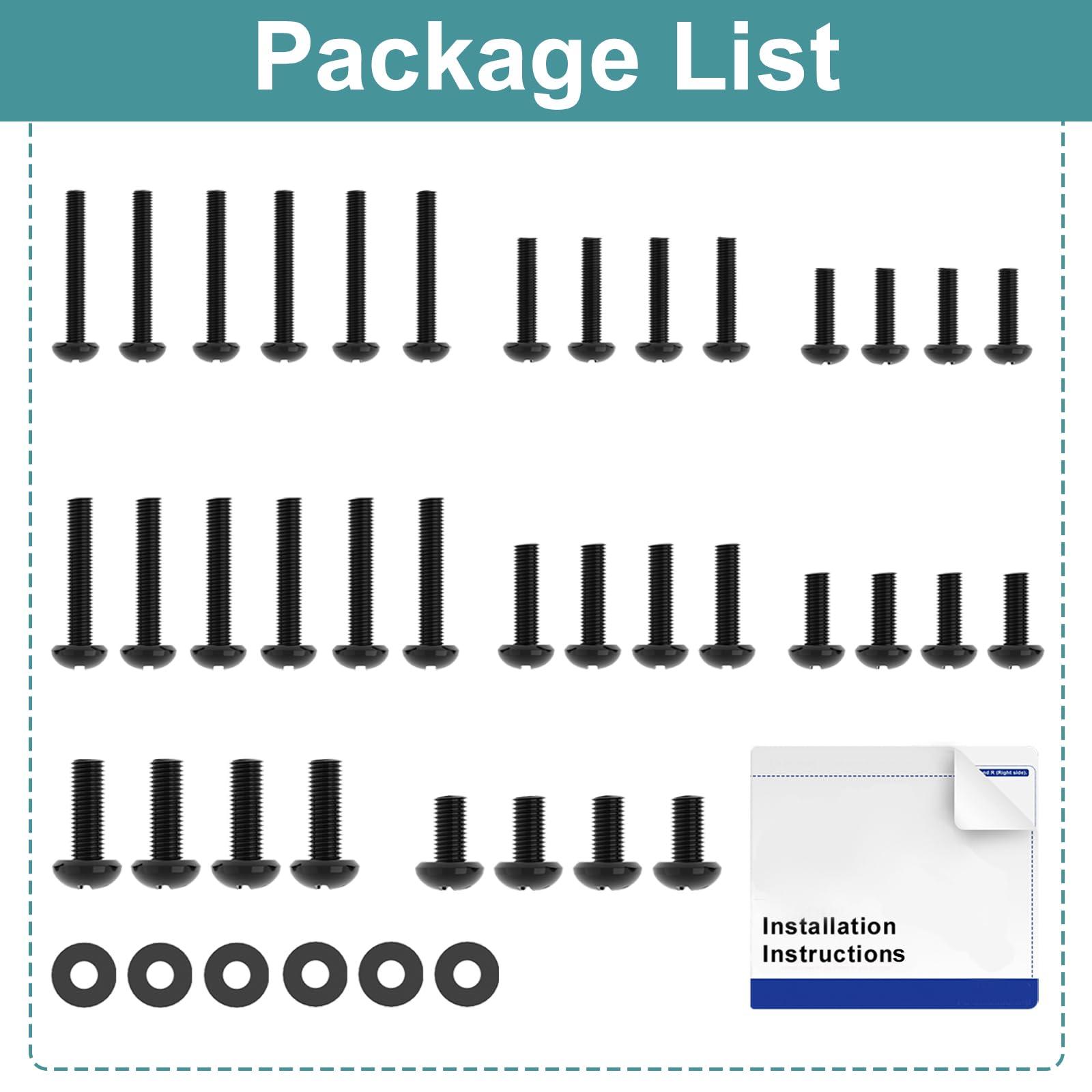 Yaotieci TV Mount Screws for LG TV Stand Replacement Base Screw, TV Stand Screw for LG 27" 32" 43" 49" 50" 55" 60" 65" 70" 75" 86" Legs