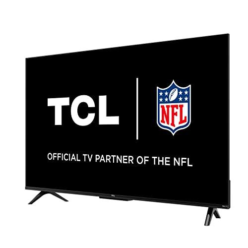 TCL TCL 43" Class 4-Series 4K UHD HDR Smart Roku TV 43S455, Black