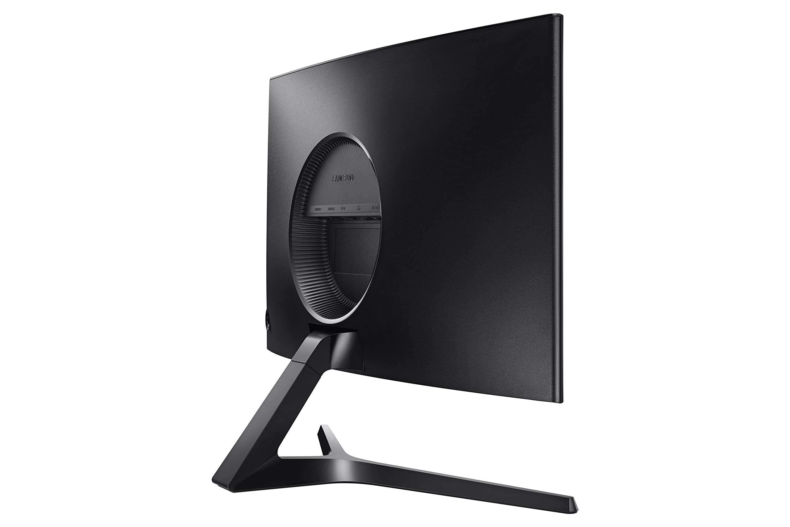 SAMSUNG SAMSUNG 24-Inch CRG5 144Hz Curved Gaming Monitor (LC24RG50FQNXZA) Computer Monitor, 1920 x 1080p Resolution, 4ms Response, FreeSync, Game Mode, HDMI