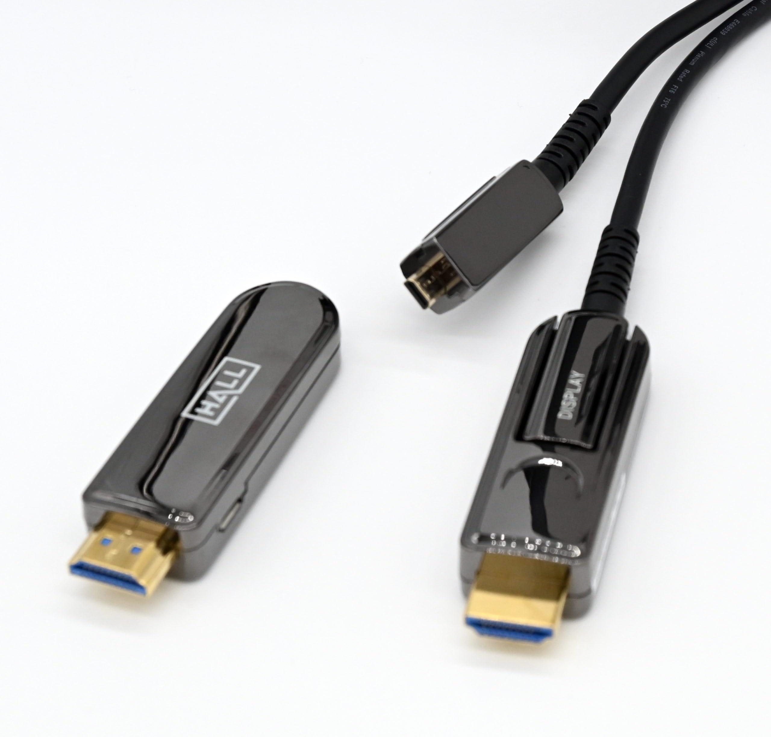 HR Hall Research Hall Technologies CHD-JAV4K-DE50 (50m 4K Javelin Plenum Optical HDMI Cable)