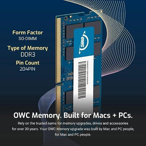 OWC OWC 4GB DDR3L 1600 PC3L-12800 CL11 1Rx8 204-pin 1.35V Non-ECC SODIMM Memory RAM Module Upgrade Compatible with Dell Inspiron 17R 5737