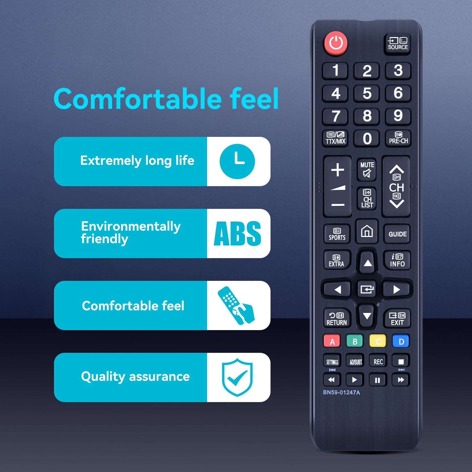 ZWP ZWP BN59-01247A Replacement Remote Control for Samsung Smart TV 7, 8, 9 Series UE32K5500 UE32K5600 UE40K5500 UE40K5510 UE40K5600 KS8000 UE49KS9000 UE55KS9000 UE65KS9000 KS9000 UN60KS8000FXZA