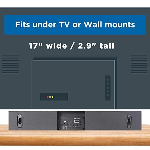 TV · EARS TV EARS Sound Bar for TV - Voice Clarifying, Long Range Wireless Television Speakers - 17\" SoundBar for Enhanced Dialogue on Hearing Impaired Viewers - Compatible with Any Television