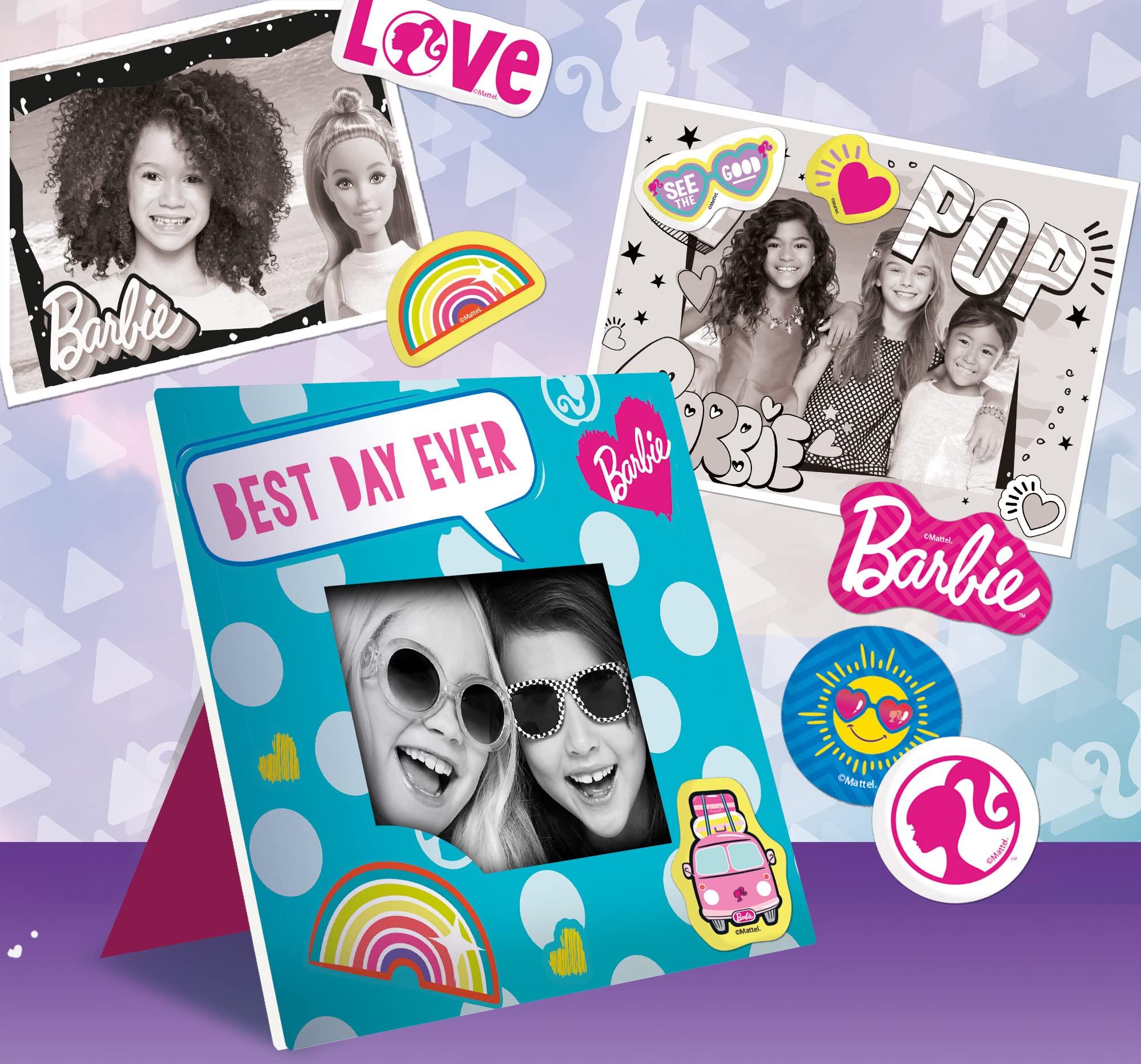 Liscianigiochi Lisciani - Barbie Print Cam - 3-in-1 Instant Camera Barbie- for Kids from 5 Years Old - Prints 180 Photos - Large Colour Screen LCD - Selfie and Video Camera - Stickers Included