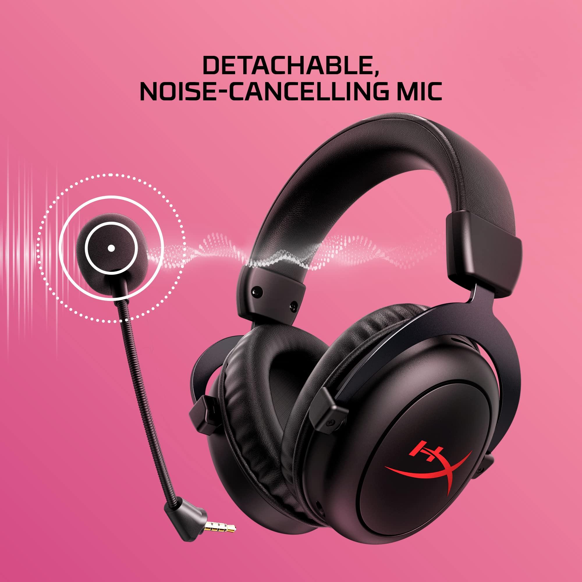 HyperX HyperX Cloud II Core Wireless - Gaming Headset for PC, DTS Headphone:X Spatial Audio, Memory Foam Ear Pads, Black