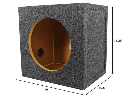 KICKER Kicker 44CVX104 10\" Comp VX 600 Watt RMS Car Subwoofer+Sealed Sub Box Enclosure