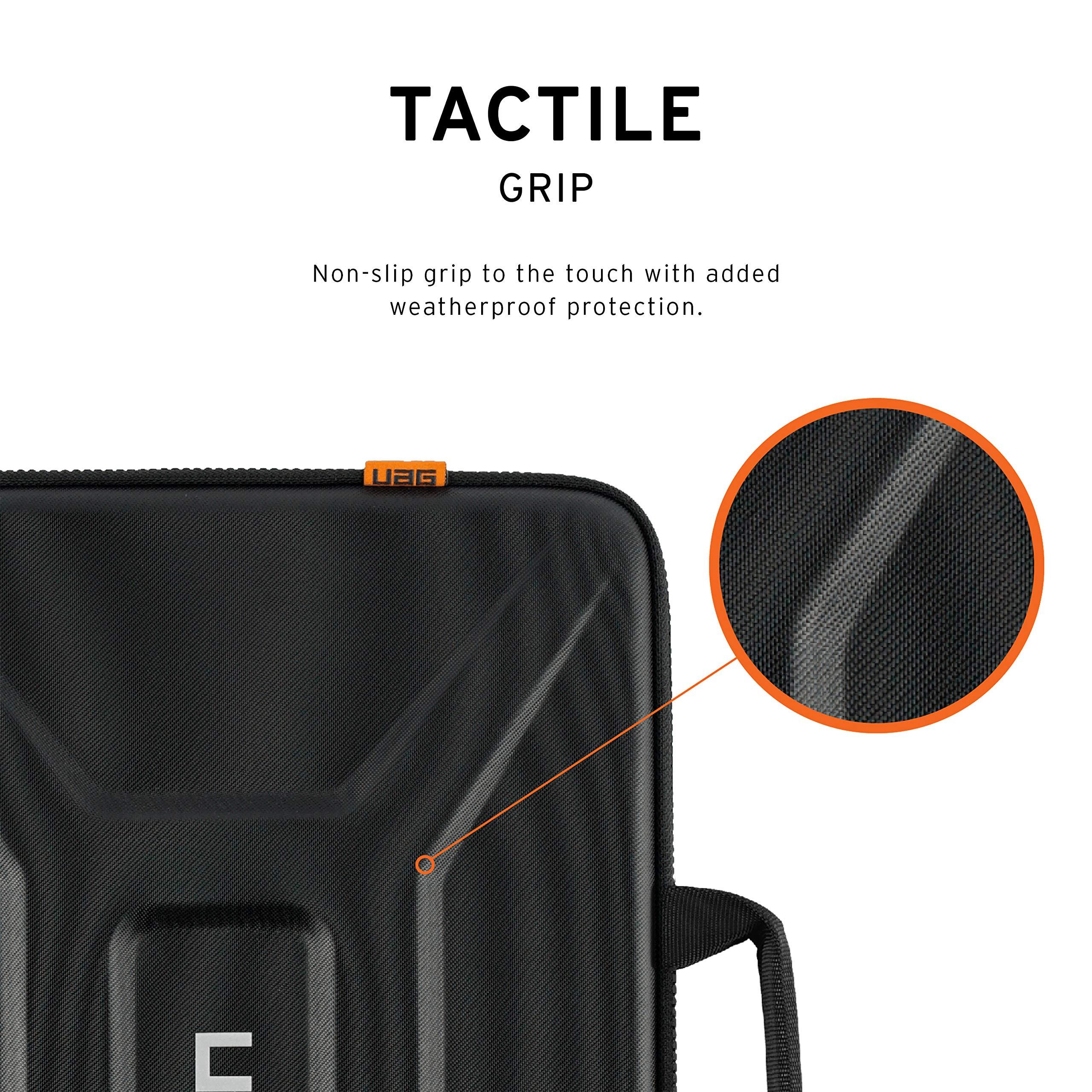 URBAN ARMOR GEAR URBAN ARMOR GEAR UAG Medium Sleeve with Carrying Handle for 11-13\" Devices Rugged Tactile Grip Weatherproof Protective Slim Secure Laptop/Tablet Sleeve, Black
