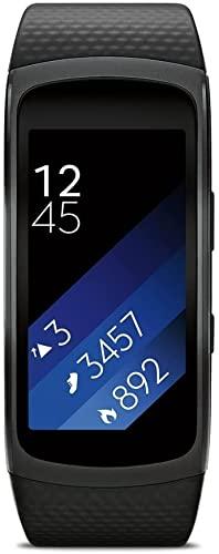SAMSUNG Samsung Gear Fit2 Pro Smart Watch for Women & Men with GPS Connectivity and Fitness Tracker, Large-Black (Renewed)
