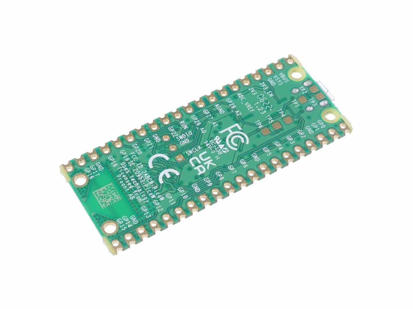 seeed studio Raspberry Pi Pico W - Raspberry Pi RP2040 chip, Wi-Fi & Bluetooth 5.2 Supported, Beginner-Friendly microcontroller, Small & Flexible Design