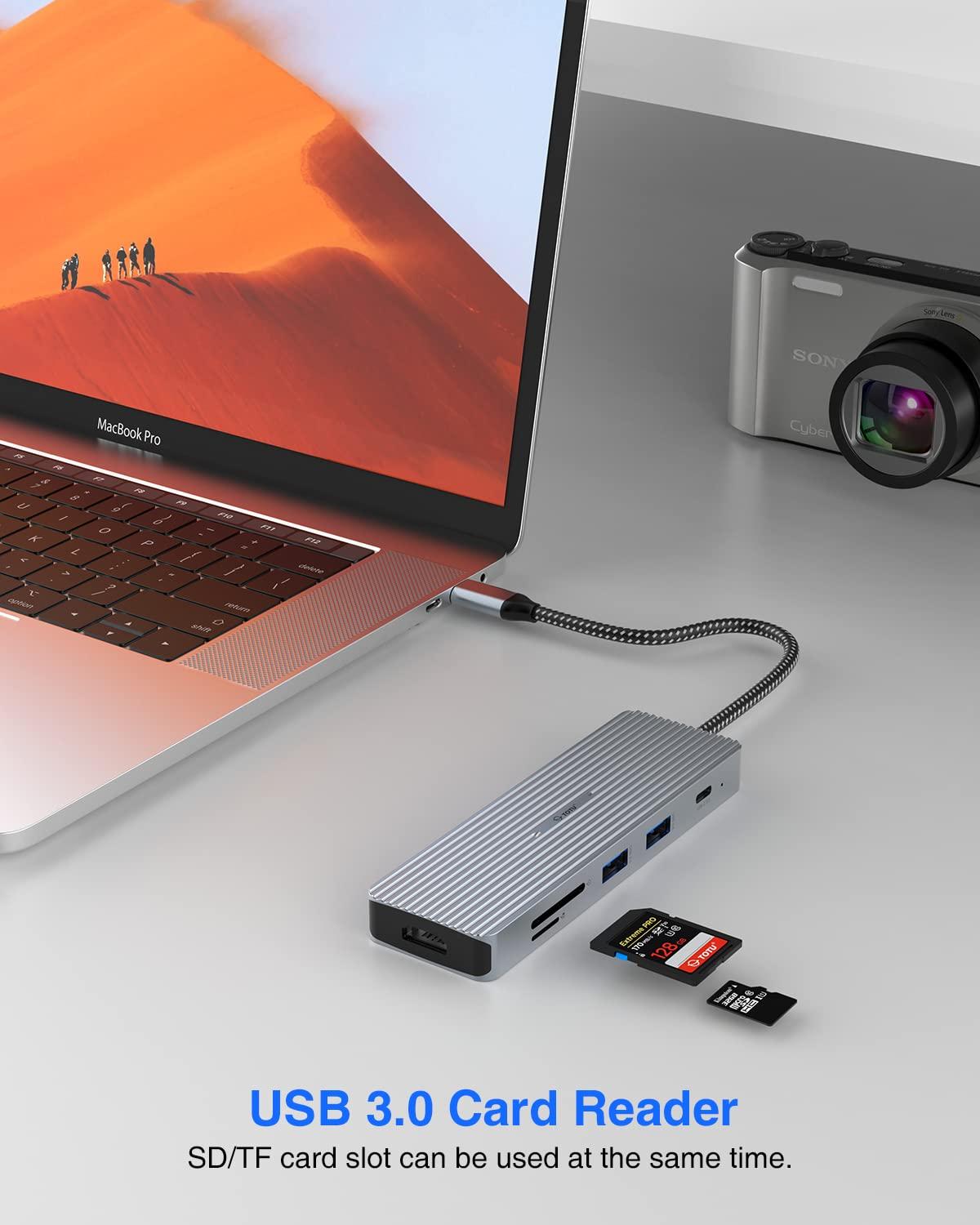 TOTU TOTU 18-in-1 Thunderbolt 3 Docking Station(8K DP)& 9 in 1 100W 4K HDMI USB C Hub