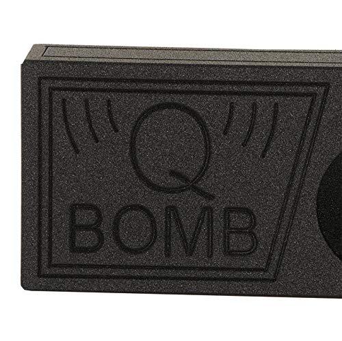 Q Power Q Power QBomb Single 10 Inch Vented Subwoofer Sub Box with Black Bedliner Spray