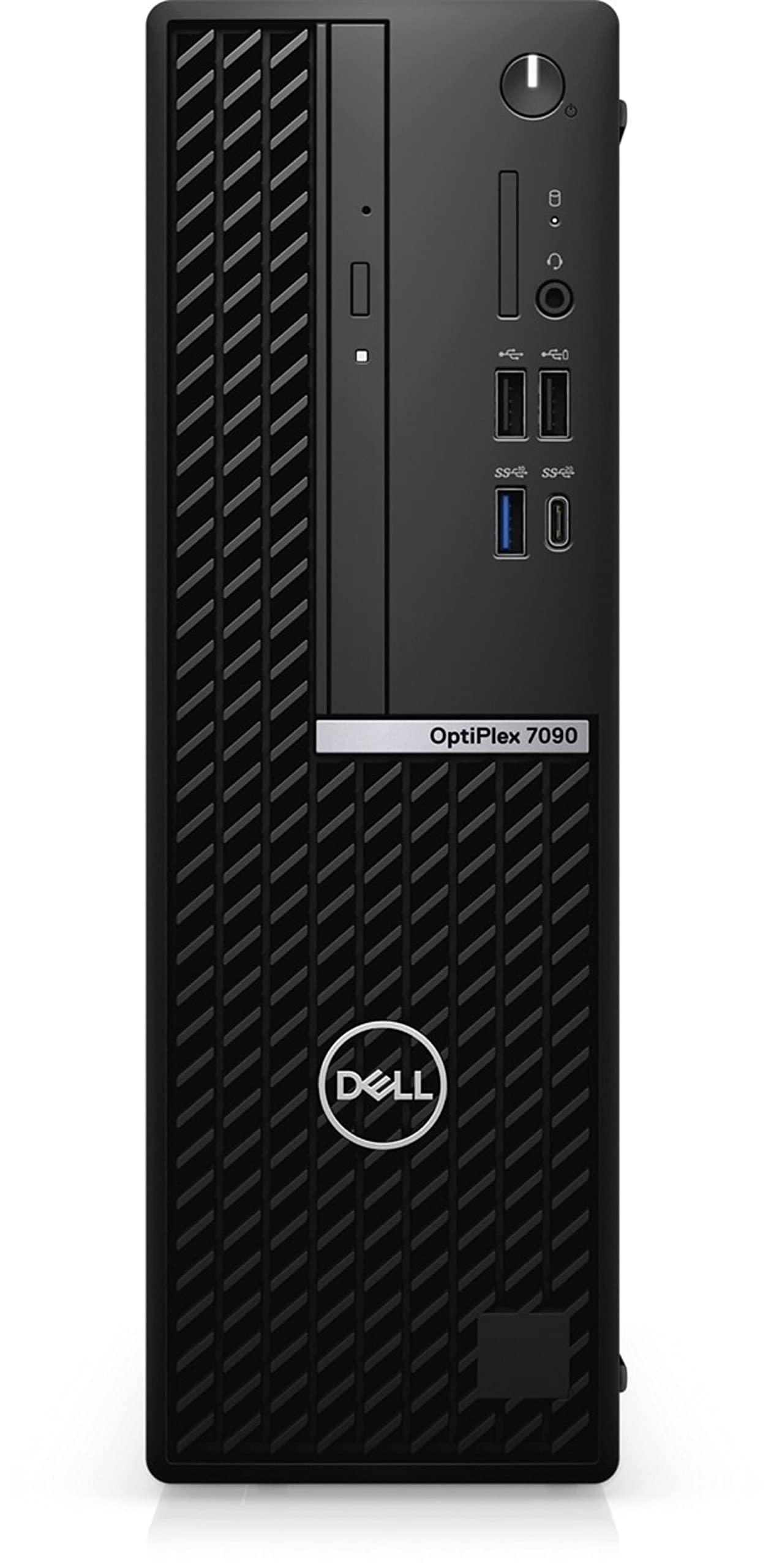 Dell Dell Optiplex 7090 SFF Small Form Factor Desktop | Core i5-10505 - 512GB SSD Hard Drive - 16GB RAM - AMD Radeon RX 550 | 6 cores @ 4.6 GHz - 4GB GDDR5 Win 11 Pro Black (Renewed)