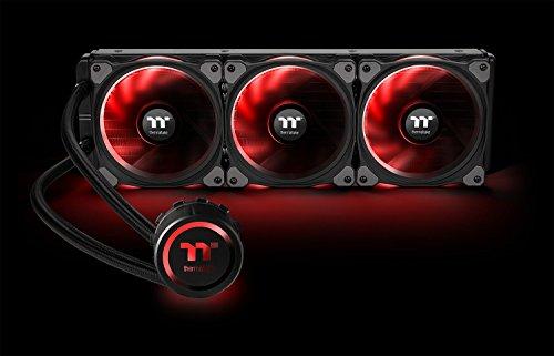 Thermaltake Thermaltake Floe 360mm, 16.8 Million Color Software Enabled (TT RGB Plus/Alexa/Razer Chroma), AMD (AM5/AM4)/Intel (LGA 2066/1200), AIO CPU Liquid Cooler CL-W158-PL12SW-A Black