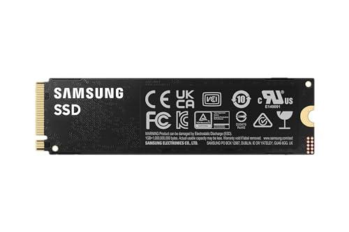 SAMSUNG Samsung 990 PRO 1TB PCIe 4.0 (up to 7450 MB/s) NVMe M.2 (2280) Internal Solid State Drive (SSD) (MZ-V9P1T0BW)