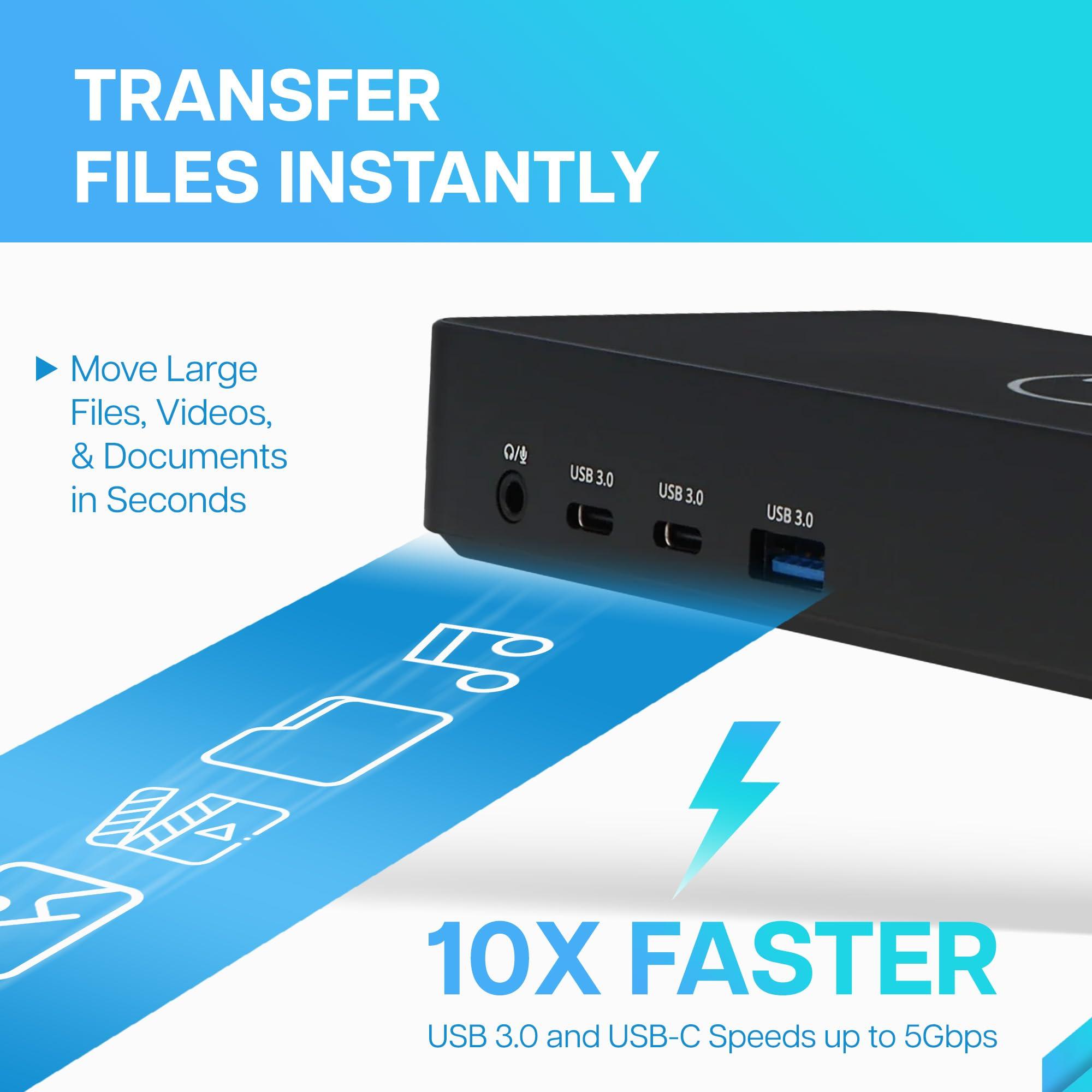 VisionTek VisionTek VT2900 12in1 USB-C Docking Station KVM Switch Single Host HDMI, DisplayPort, 100W PD Port, 3.0 USB Ports, Audio, Thunderbolt & Ethernet Port Compatible Hub for Laptops & PC