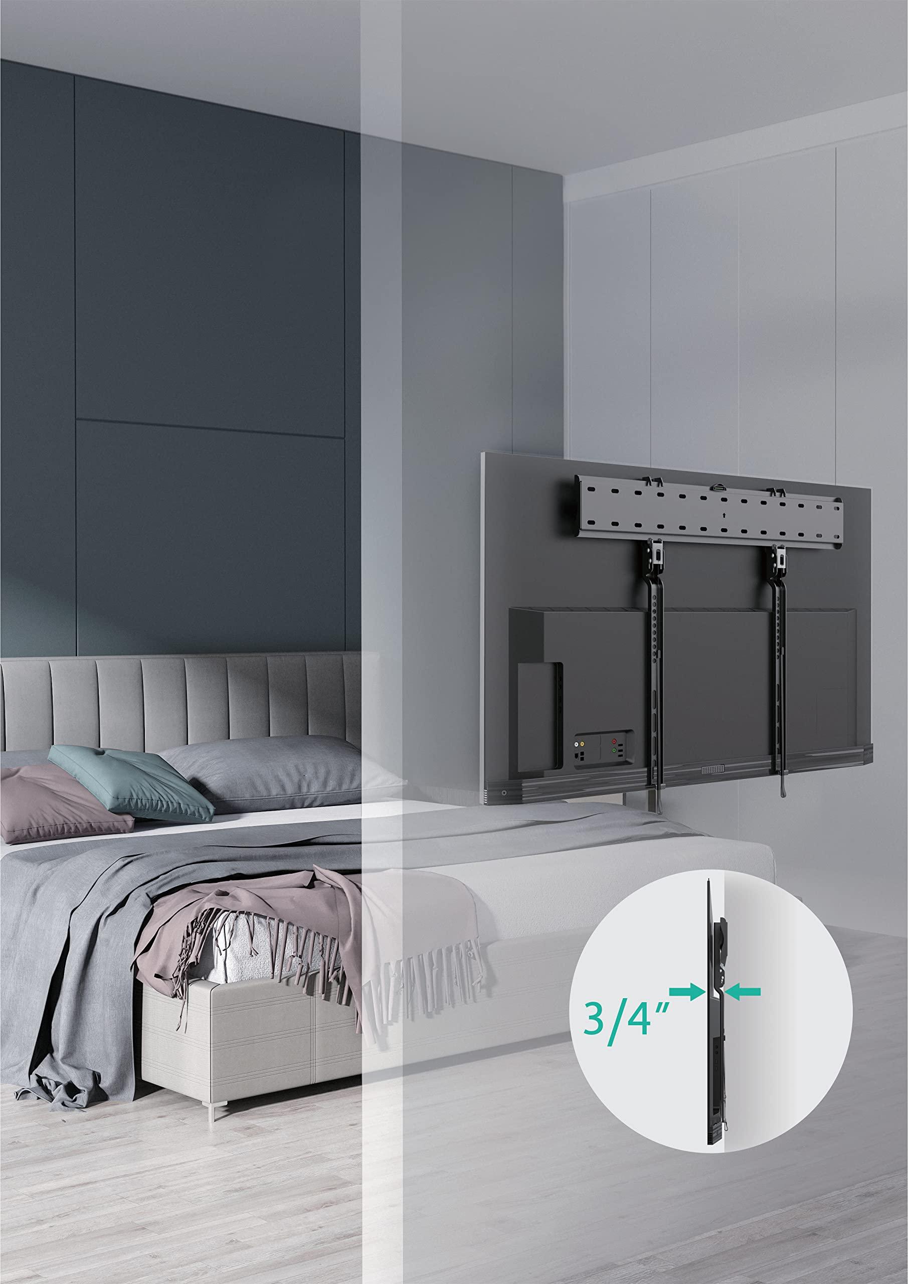 ynVISION.DESIGN ynVISION.DESIGN Ultra Slim Design TV Wall Mount Bracket for OLED TVs | Compatible with LG and Samsung OLED TVs | 43" - 80" (43"-80", Pack of 4)