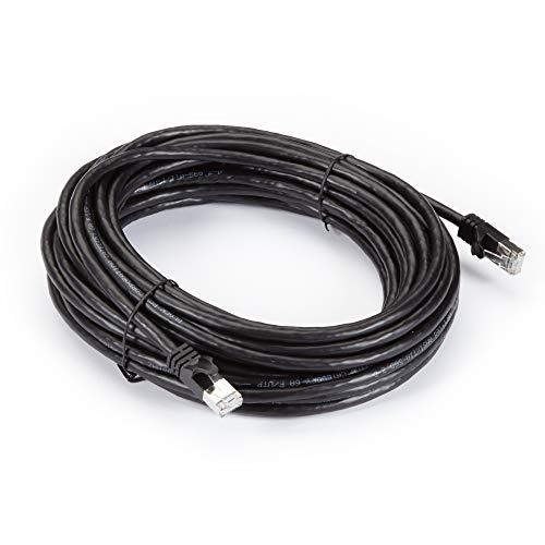 Black Box Black Box CAT6A 500MHz Slim Molded Snagless Patch Cable FUTP cm PVC BK 35FT
