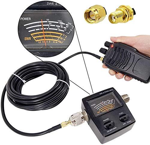 onelinkmore Low-Loss Coaxial Extension Cable 15-Meter(49.2 Ft) RG58 SMA Female to SMA Male WiFi Extension RF Connector and Two-Way Radio Applications Pure Copper Coax Cables 50 ohm RF Antenna Lead Extender