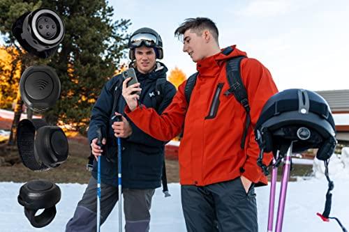 Pryme PRYMEBLU Bluetooth Wireless PTT Button Switch ZELLO, Wave Communicator, ESChat, Unity, Streamwide and Many Other PoC Push-to-Talk Apps (BT-PTT-ZU-Super Mini-Strap)