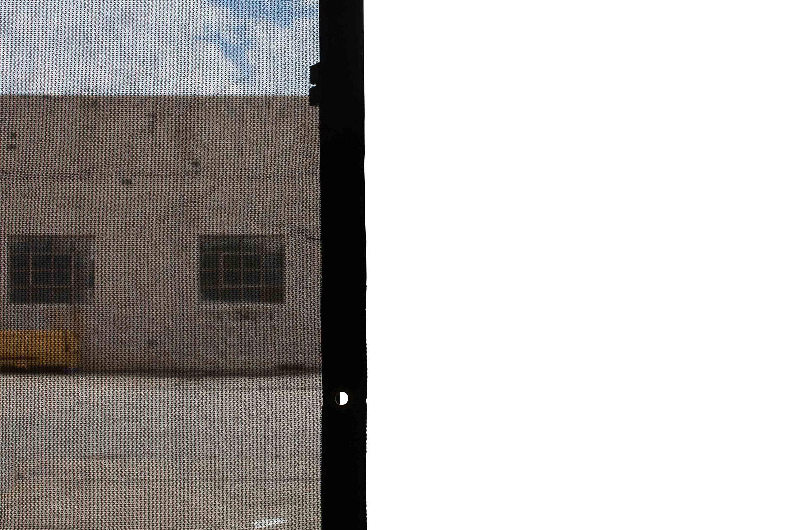 Mytee Products Mytee Products 12\'x16\' Black 70% Shade Mesh Tarp for Outdoor w/Grommets - 6 Oz Extra Durable Heavy Duty Mesh Tarps for Dump Truck, Rolloff Trucks - Mesh Shade Net Cloth for Sun, Plant, Patio