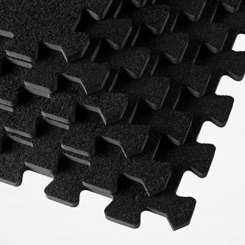 We Sell Mats We Sell Mats 3/8 Inch Thick Interlocking Foam Carpet Tiles Durable Carpet Squares Anti Fatigue Support for Home Office or Classroom Use, 24 in x 24 in