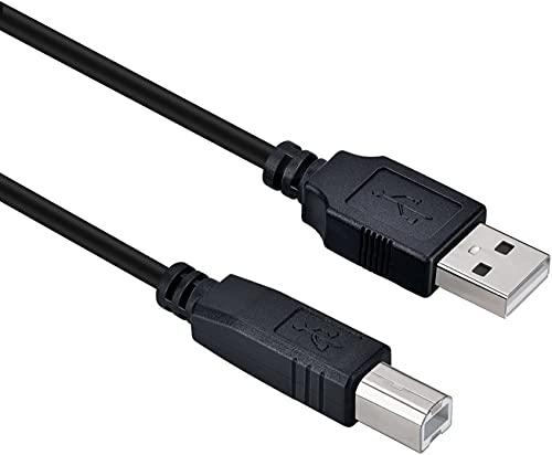 DIGITMON DIGITMON 6 FEET USB Cable for Samsung SCX-3405W Black & White Multifunction Laser Printer