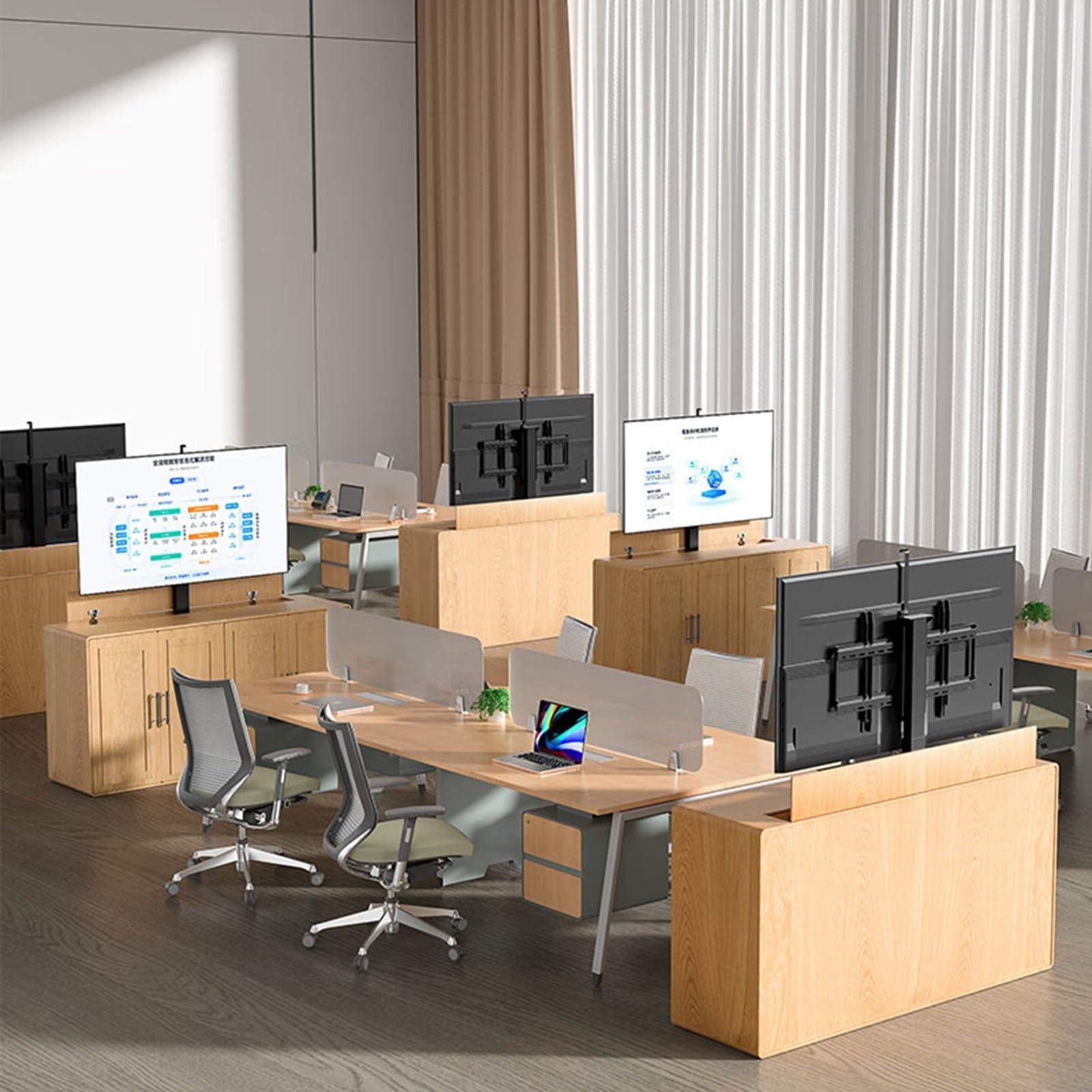 THEGA THEGA Can Be Hidden in A Cabinet TV Motorized Lift - for 26-75 Inch TVs, Motorized Tv Mount with Remote Control and Memory Setting, with Load 60kg/132lbs