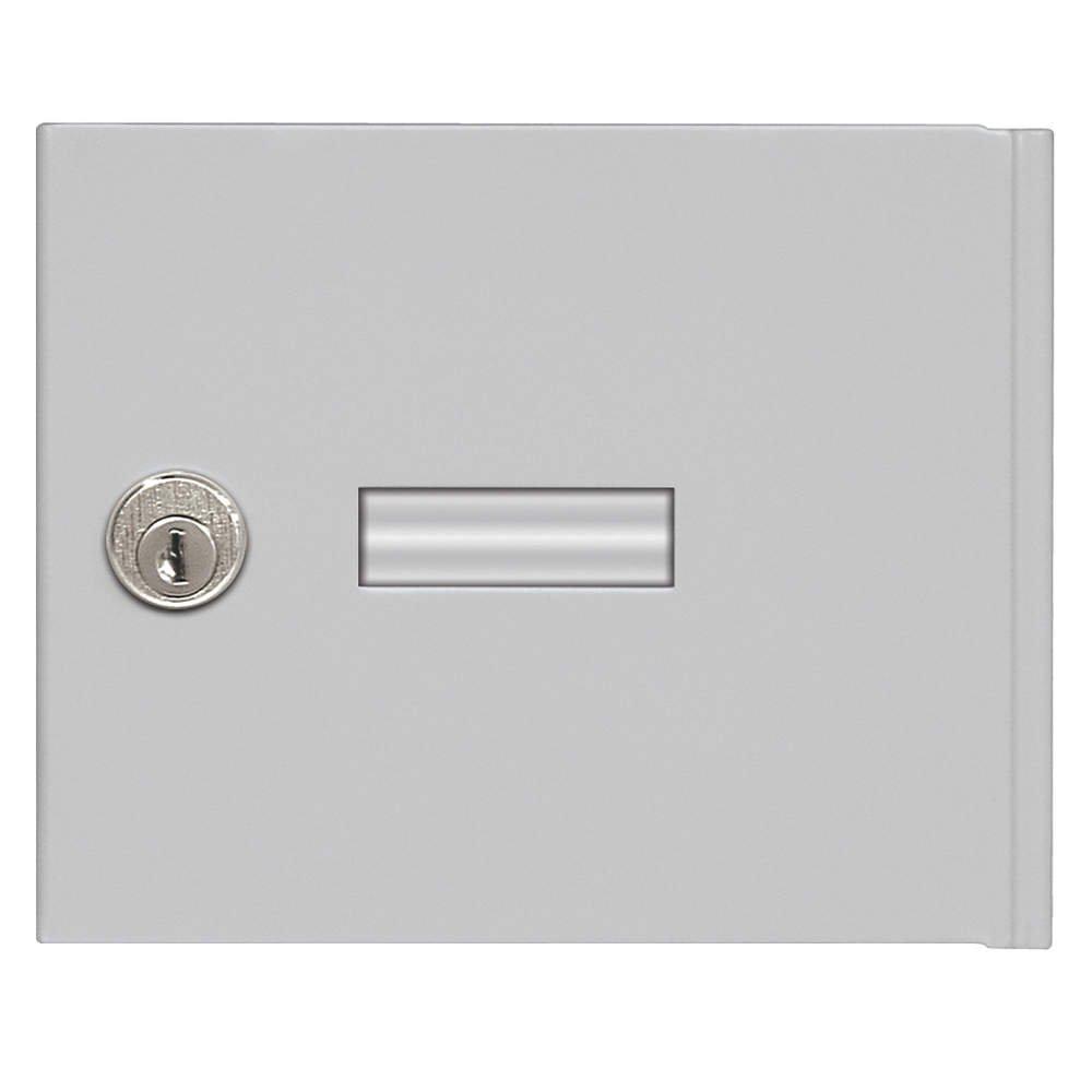 Salsbury Industries Salsbury Industries 3651ALM Replacement Door and Lock Standard A Size for 4B+ Horizontal Mailbox with Keys, Aluminum