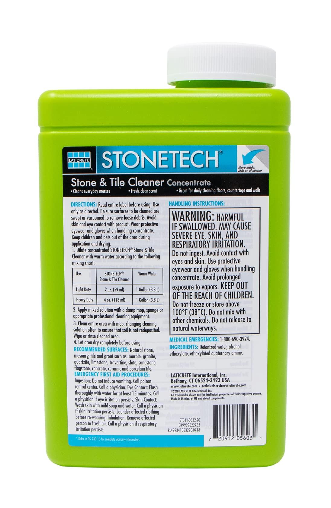 StoneTech STONETECH Stone & Tile Cleaner, 1 Quart/32OZ (946ML) Bottle