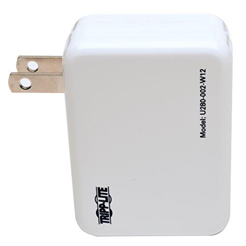 Tripp Lite Tripp Lite Dual Port USB Wall / Travel Charger for Tablet & Mobile Devices 5V/3.4A/17W (U280-002-W12)