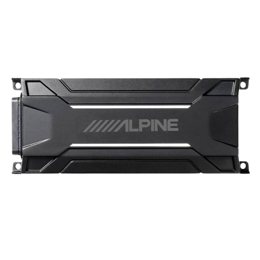 Alpine Alpine KTA-30MW Class D Weather Resistant IP66 Tough Power Pack Mono Amplifier with RUX-KNOB.2 Remote Bass Knob