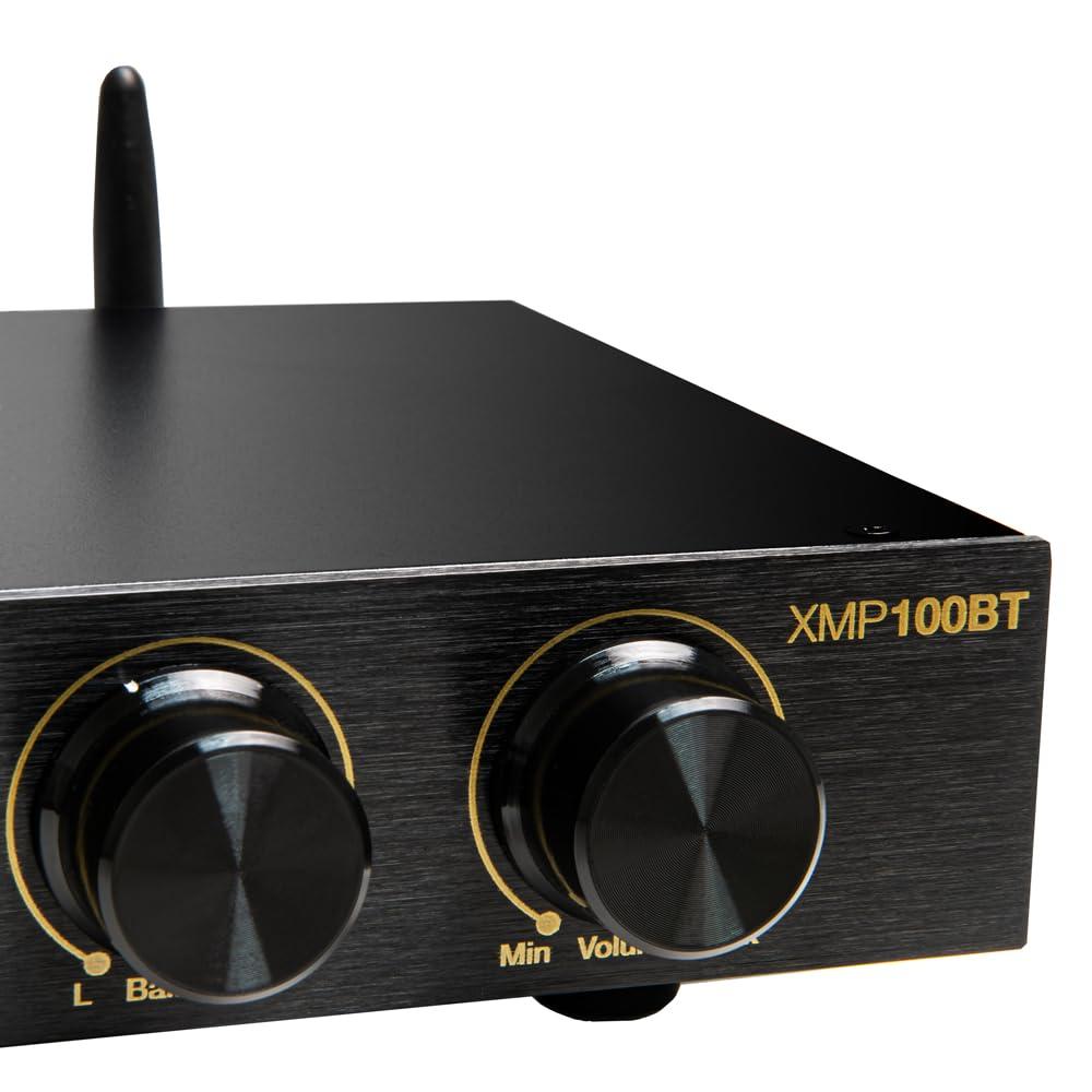 OSD Audio OSD Audio OSD XMP100 GEN2 2X 100W Class D High Power Stereo Amplifier, Bass and Treble Control 90 dB SNR, Wireless BT