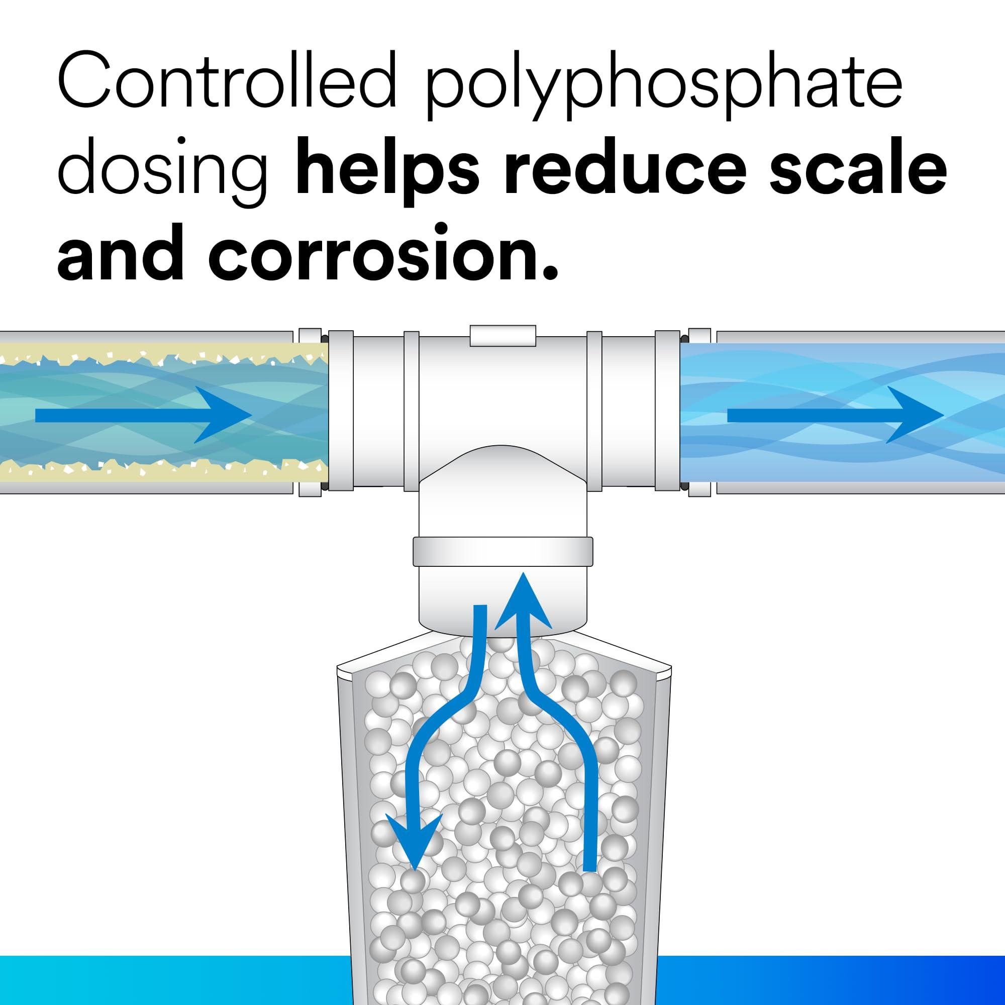 3M Aqua-Pure 3M Aqua-Pure Whole House Scale Inhibition Inline Water System AP430SS, Prevents Scale Build Up On Hot Water Heaters and Boilers