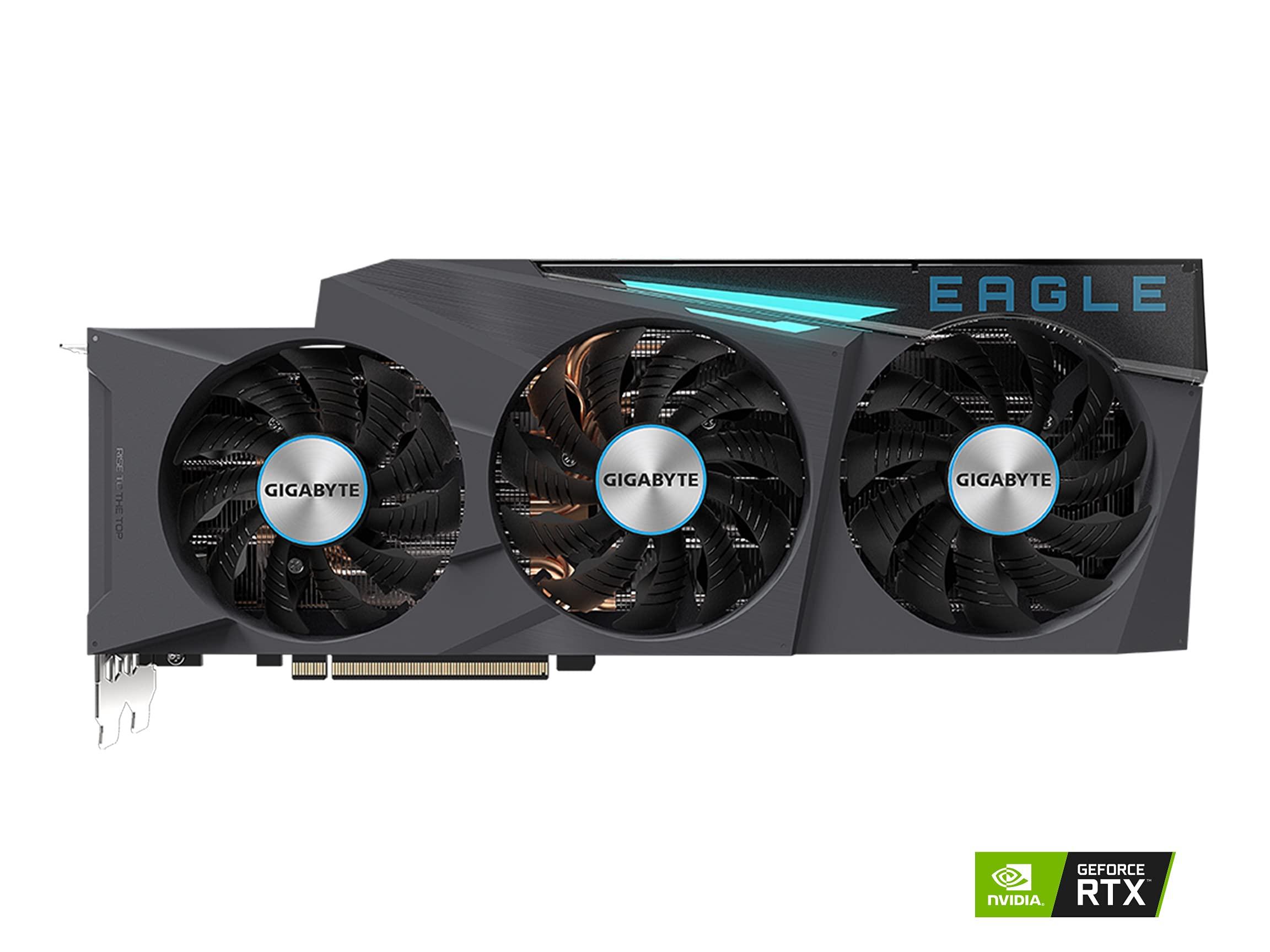 GIGABYTE GIGABYTE GeForce RTX 3080 Ti Eagle OC 12G Graphics Card, 3X Windforce Fans, 12GB 384-bit GDDR6X, GV-N308TEAGLE OC-12GD Video Card