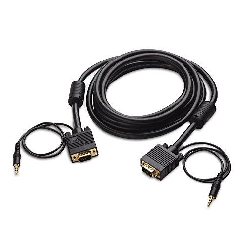 Cable Matters Cable Matters VGA Cable with Audio (SVGA Monitor Cable with 3.5mm Stereo Audio) 10 Feet