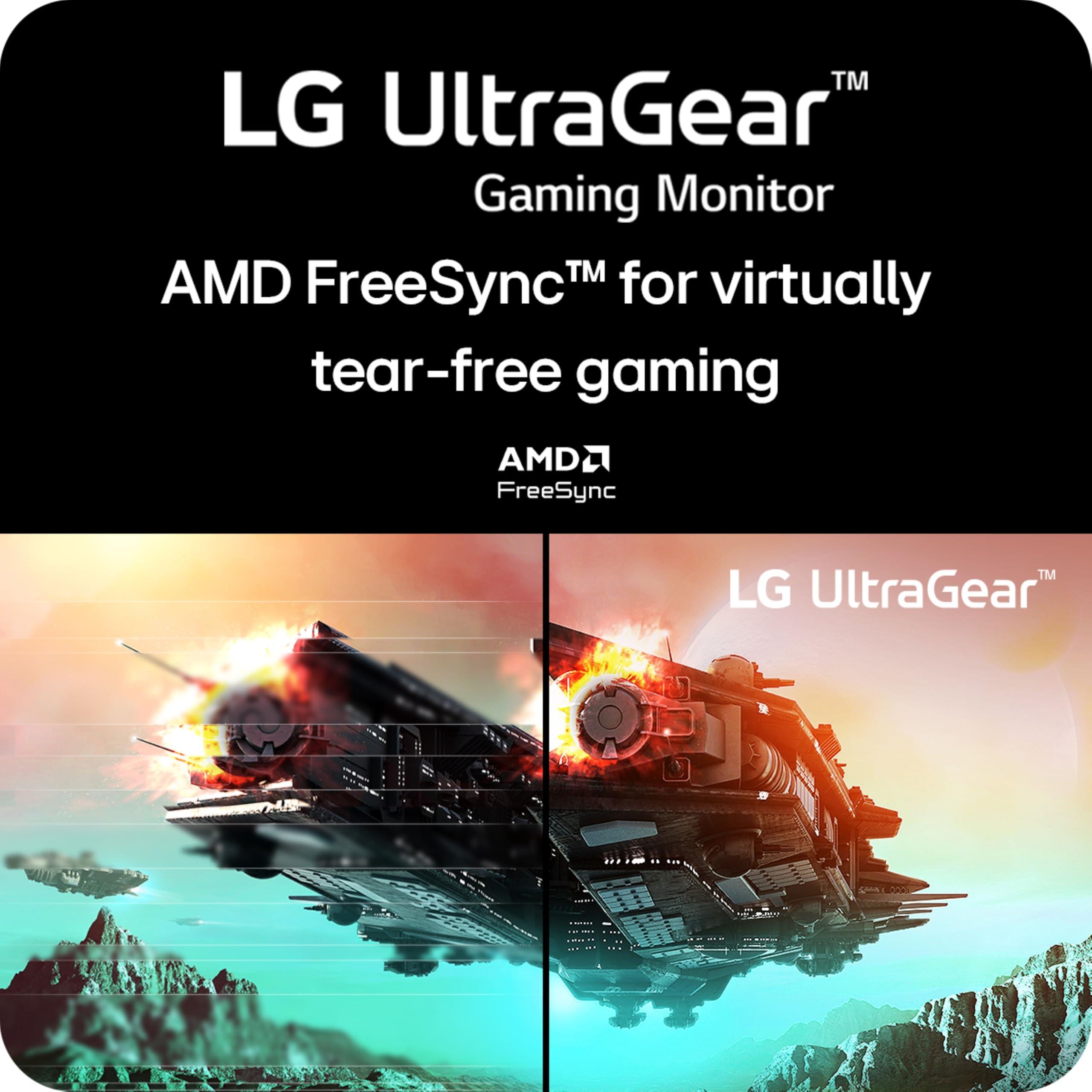 LG LG 27GS40W-B 27-Inch Ultragear FHD (1920 x 1080) Gaming Monitor, 180Hz, HDR10, AMD FreeSync, HDMI, DisplayPort, H/P Out, Black