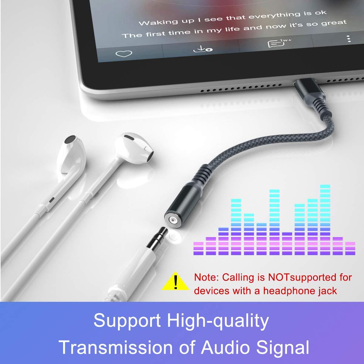 Elebase Elebase Samsung Galaxy S25 S24 Headphone Aux Adapter,USB C to 3.5mm Audio Converter,Type C to 1/8 Inch Jack for Galaxy S23 S22 S21 S20 FE Plus Ultra,Tab S8 S9 S10,Z Flip Fold 4 5 6,A34 A35,A53 A54 A55