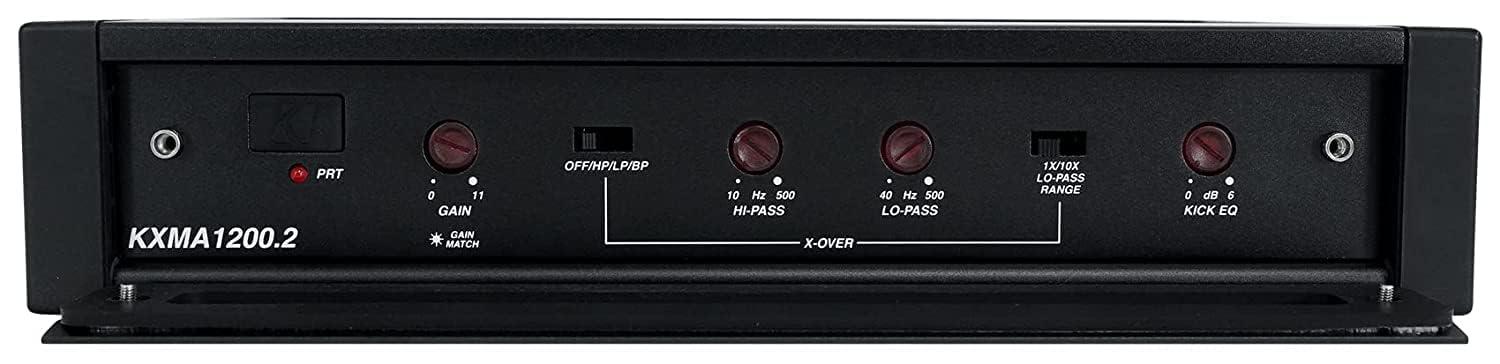 KICKER KICKER 48KXMA12002 1200w 2-Channel Marine Boat Amplifier Class D Amp KXMA1200.2